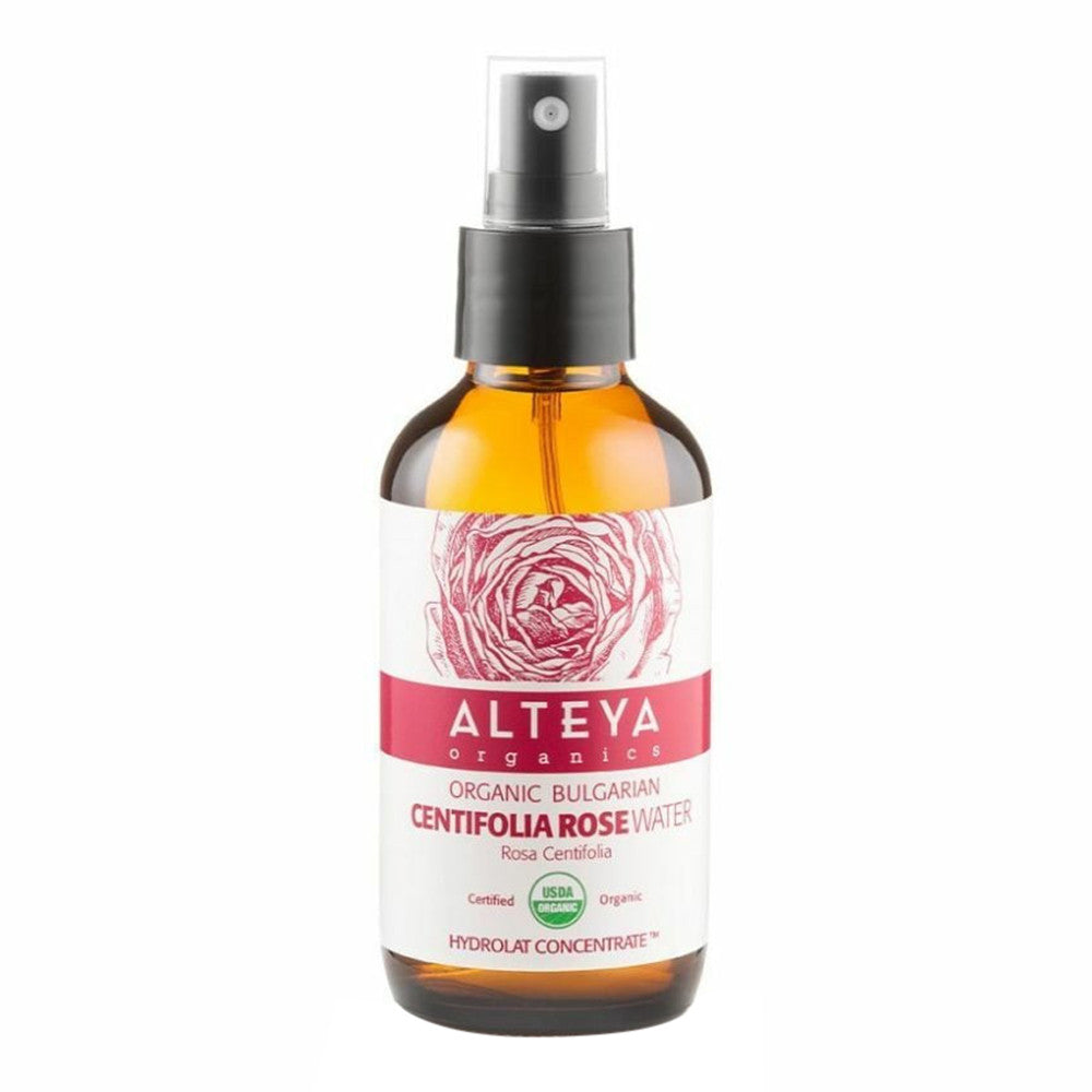 Alteya Organic Bulgarian, Centifolia Rose Water Spray, 4 Oz
